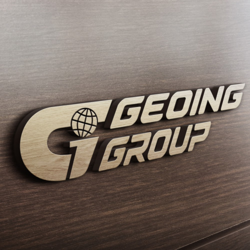 Geoing branding logo 3d by fabdesignstudio