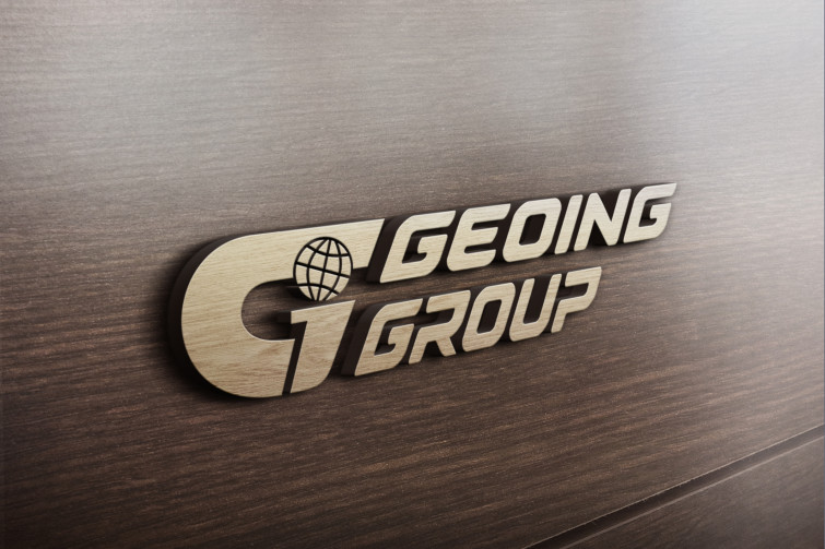 Geoing branding logo 3d by fabdesignstudio